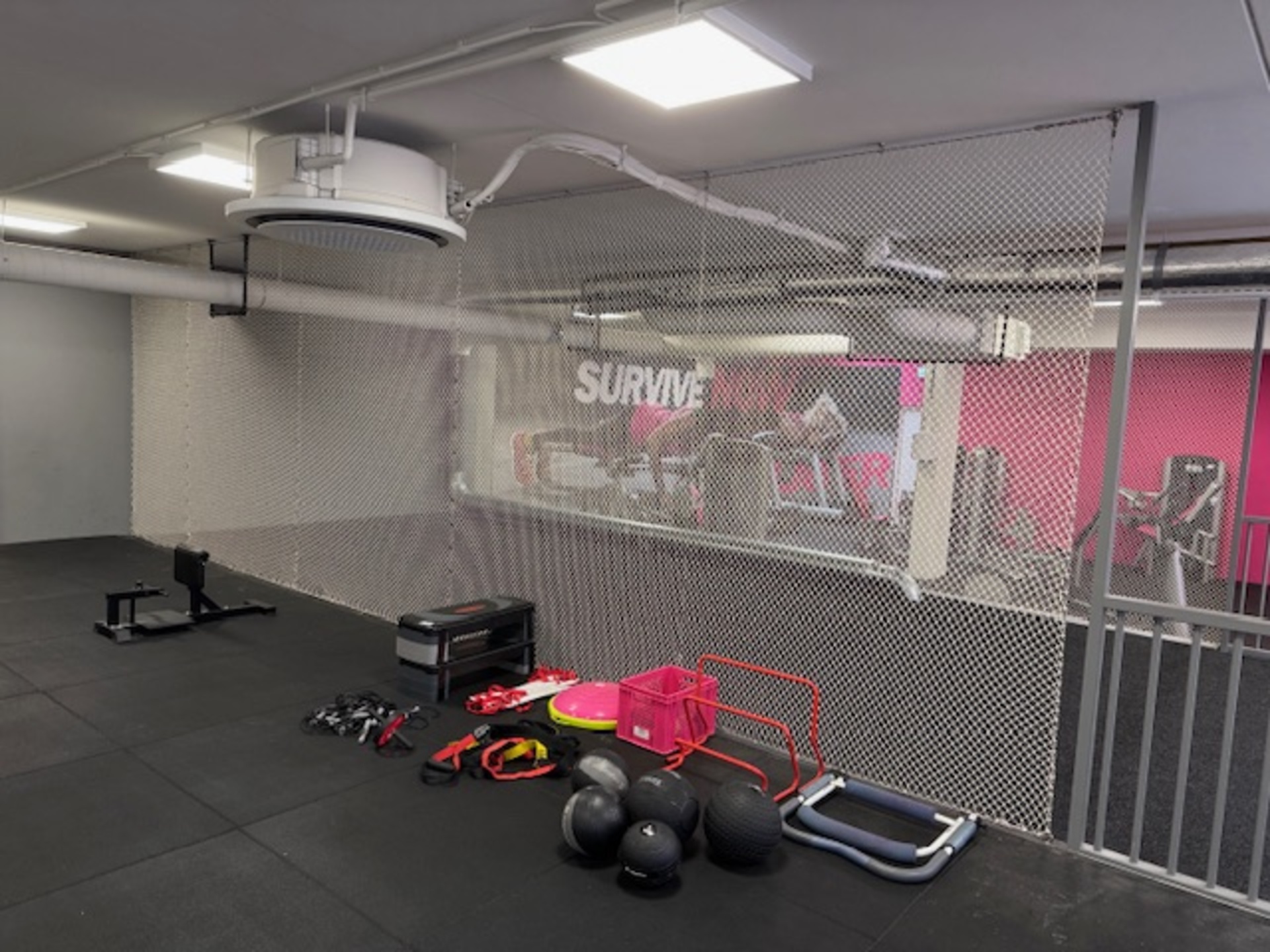 Ca. 60m2 Afscheidingsnet, wit